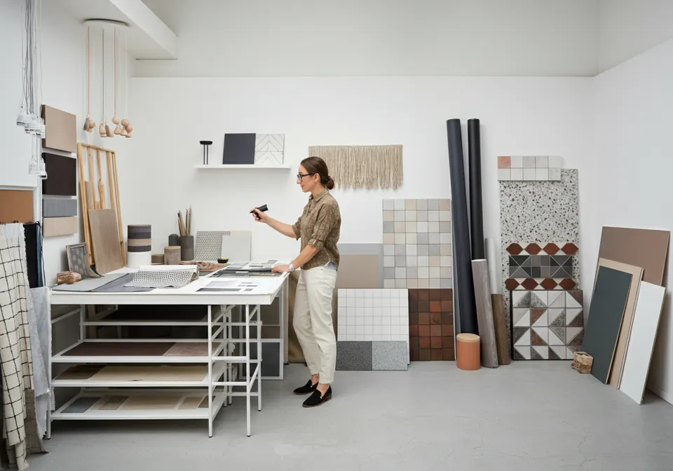 woman in work room