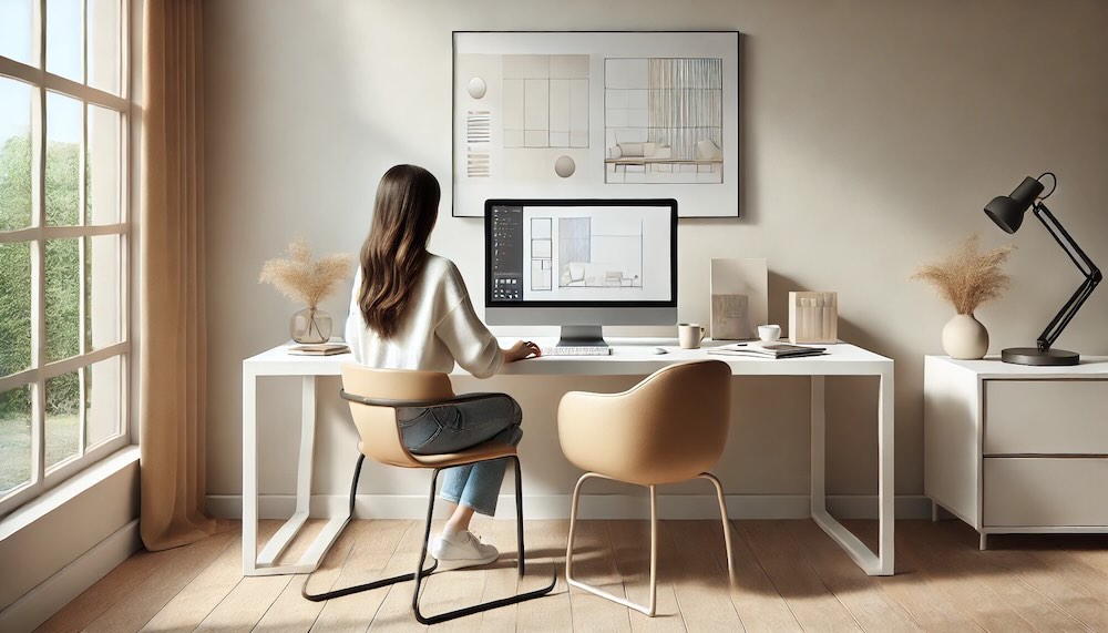 a-woman-interior-designer-working-on-a-computer-modern-workspace