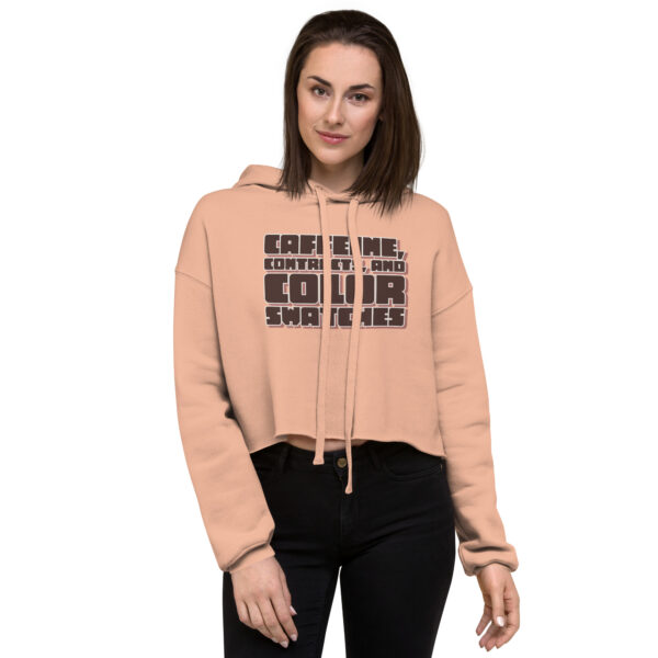 Peach Hoodie – "Soft Swatch Energy" - Image 3