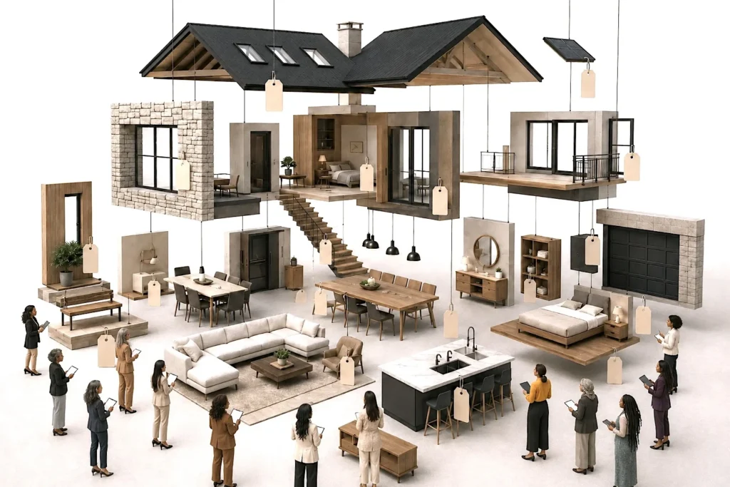 Cost Breakdown, Furnishing,