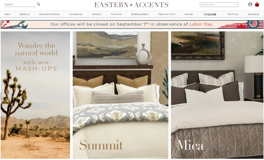 Reel Ready, Inside Eastern Accents Bedding