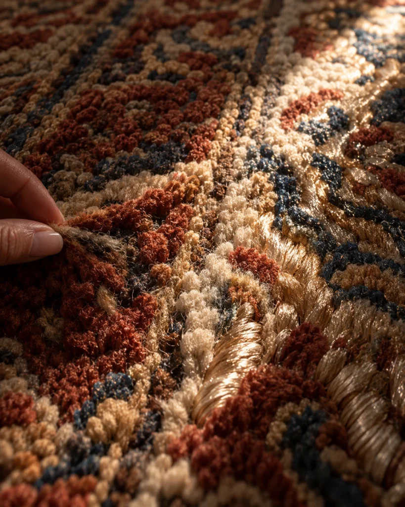 Reel Ready, Inside Amer Rugs Hand Knotted Designs