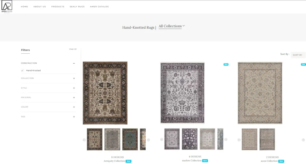 Reel Ready, Inside Amer Rugs Hand Knotted Designs