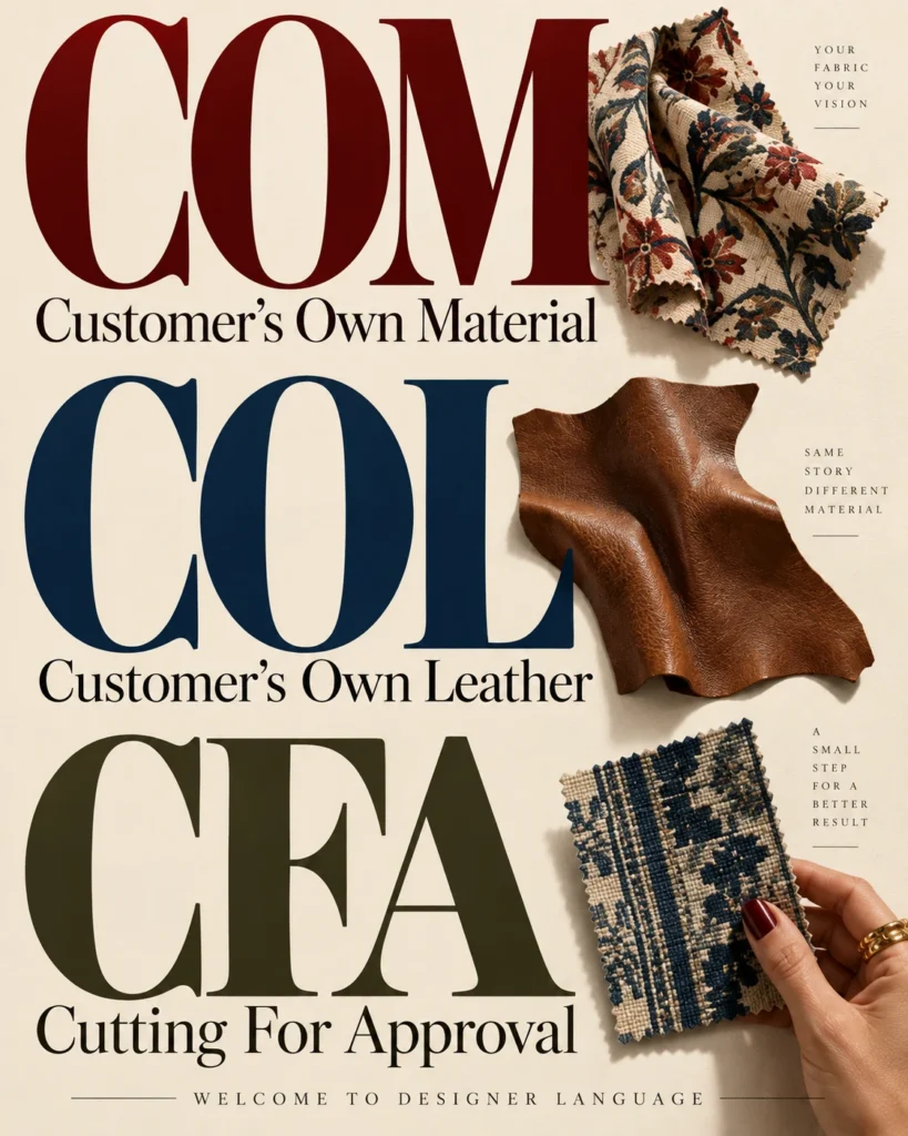 Reel Ready, What Is COM Fabric?